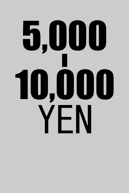 5,000–10,000 yen